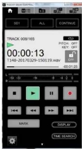 TRACK 008/165 00:00:13 T148-20170329-150119.wav PITCH: OFF KEY: OFF OFF -00:01:25 R MARK DISPLAY TIME SEARCH