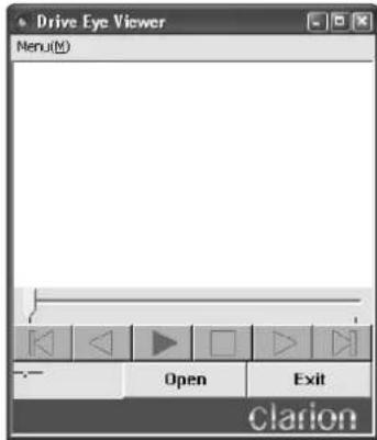 Drive Eye Viewer Nenu(M) Open Exit Clarion