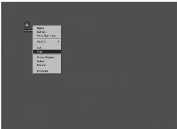 Open Run at... File to Start Menu Send To Cut Copy Create Shortcut Delete Rename Properties