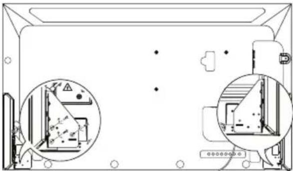 LG 42LS75C - Anschließen der Lautsprecher - 2