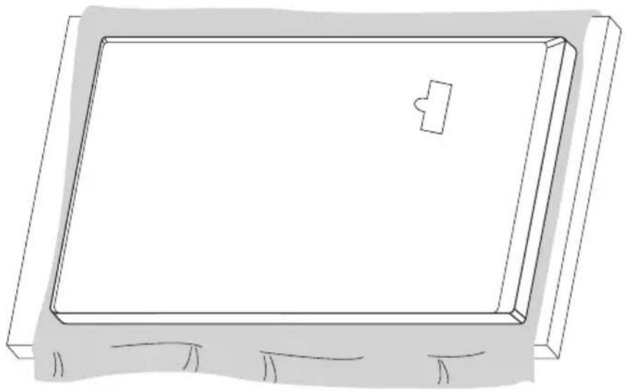 LG 42LS75C - Entfernung der LG-Logohalterung - 2