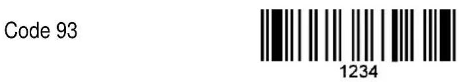Code 93 1234