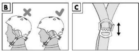 B C