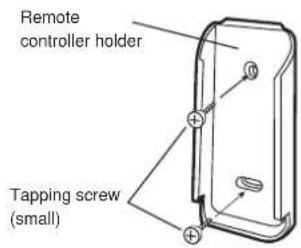 Remote controller holder Tapping screw (small)