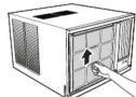 FUJITSU AXGT24FHTC-B - Air fi Iter removal - 1