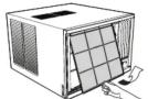 FUJITSU AXGT24FHTC-B - Air fi Iter removal - 2