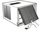 FUJITSU AXGT24FHTC-B - Intake grille removal - 2