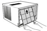 FUJITSU AXGT24FHTC-B - Air fi Iter installation - 1