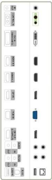 SAMSUNG LH55UHFHLBB - Reverse Side - 1