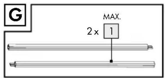 G 2 x 1 MAX.