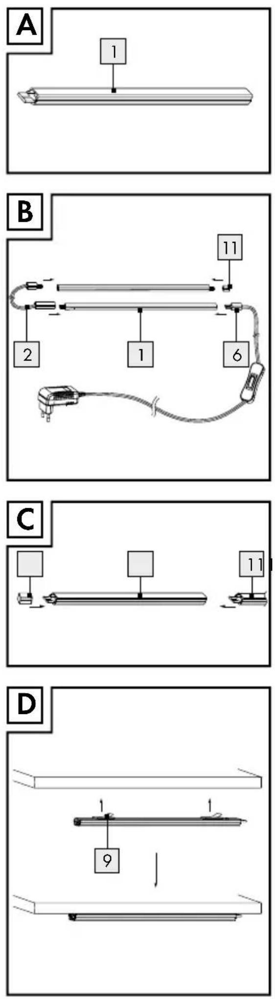 Livarno Lux IAN 367062 - LED-LICHTLEISTEN-SET - 3