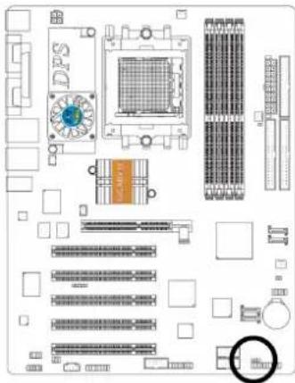 GIGABYTE GA-K8V Ultra-939 - 13) PWR\_LED - 1