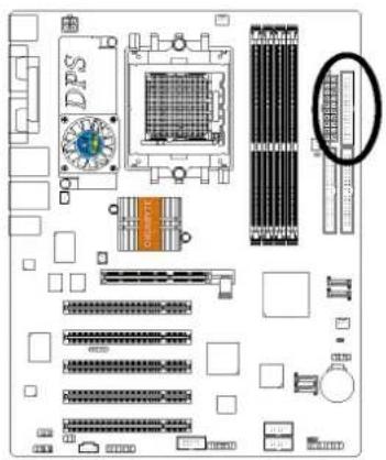 GIGABYTE GA-K8V Ultra-939 - 8) FDD フロッピーコネクタ - 1