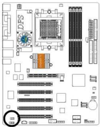 GIGABYTE GA-K8V Ultra-939 - 16) SUR\_CEN (サラウンドセンタ=コネクタ サラウンドセンタ=コネクタ - 1
