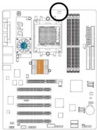 GIGABYTE GA-K8V Ultra-939 - 3) CPU\_FAN (CPUファンコネクタ)ファンコネクタ - 1