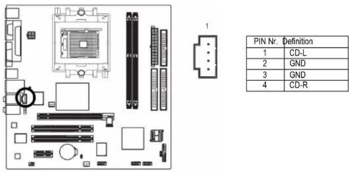 1 PIN Nr. Definition 1 CD-L 2 GND 3 GND 4 CD-R