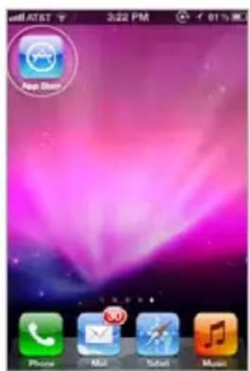 App Store Phone Mail Safari Music