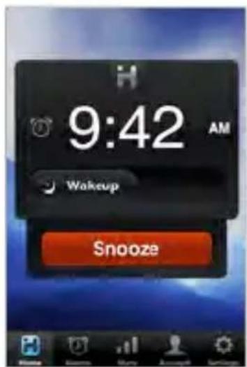 9:42 AM Wakeup Snooze