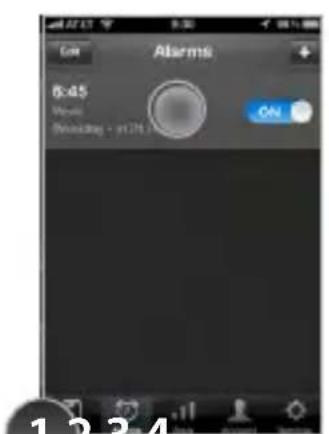 Get Alarms 6:45 Warning Opening - 9:24 ON 1 2 3 4