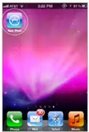 App Store 3:22 PM 91% Phone Mail Safari Music