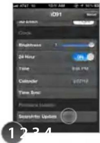 i091 JAN STRONG Clock Brightness 7 24 Hour Time 8:00 PM Calendar i091P Time Sync Professional Update Searcher Update 1 2 3 4