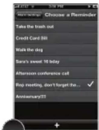 Take the trash out Credit Card Bill Walk the dog Sara's sweet 16 bday Afternoon conference call Rep meeting, don't forget the... Anniversary!!