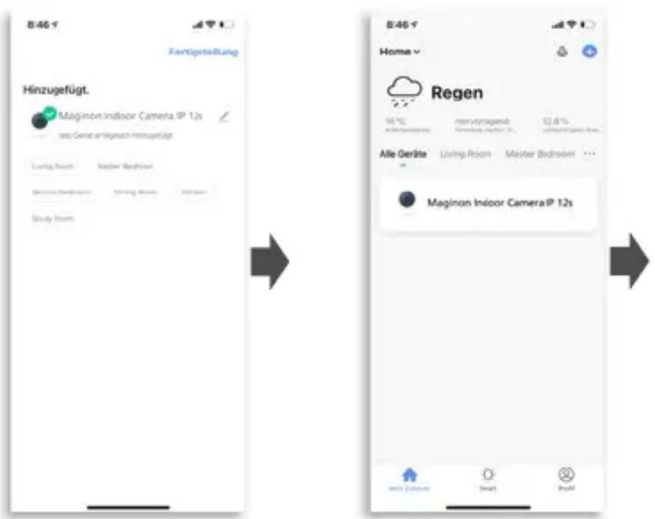 Maginon IP 12s - Einrichtung der App - 2