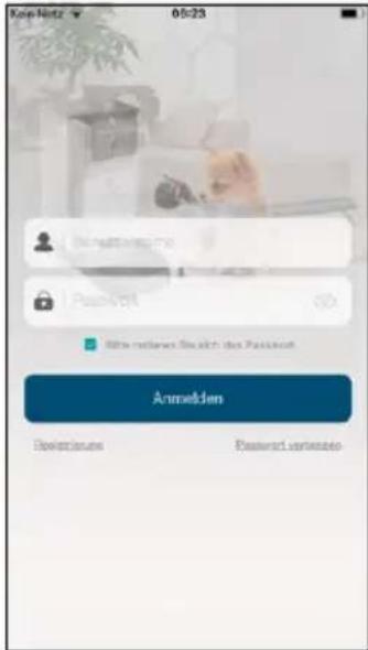 Xie-Netz 05:23 Login Password Password ■ Mite reinafter Gesicht des Passions Anmelden Reinstaten Password verändene