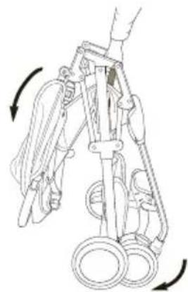 Silver Cross Avia - NOTE: DO NOT ATTEMPT TO SWIVEL THE WHEELS WITH THE LOCK ENGAGED AS THIS MAY DAMAGE THE SWIVEL LOCK. - 2