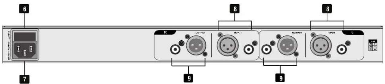 6 7 R OUTPUT INPUT OUTPUT INPUT L 9 8 8