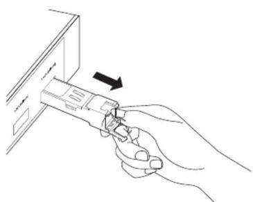 TP-LINK TL-SM331T - Removing the RJ45 SFP / RJ45 SFP+ Module - 4