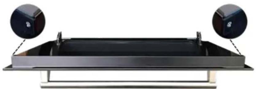 ILVE OV60SNT3 - Sequence for removal of the door glass - 1