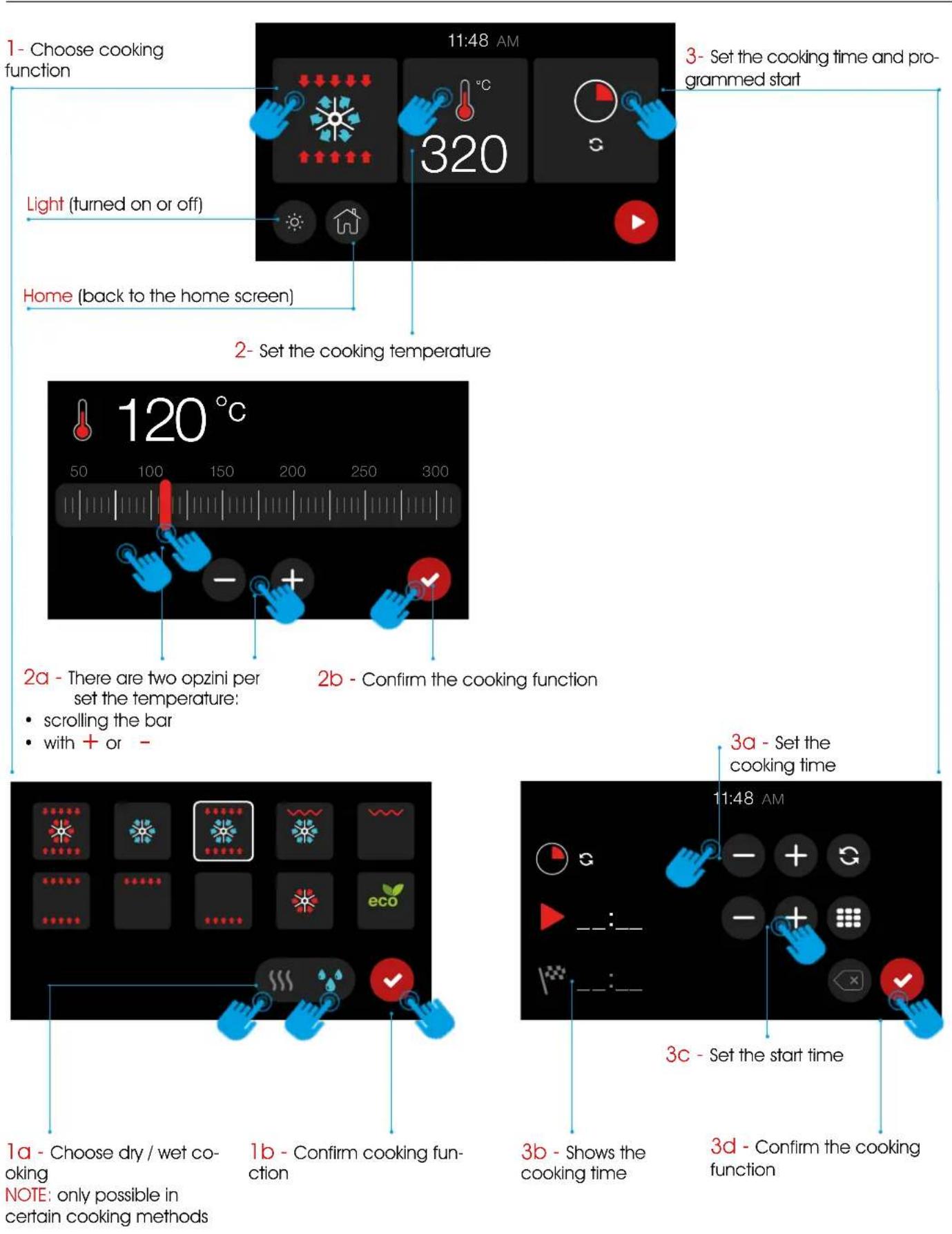 ILVE OV60SNT3 - TFT touch display - Settings - 1