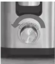 Rommelsbacher ES 800/E - Attention hazard of injury: Do not grasp in the filling hole and the grater! The grater is very sharp, handle the grater with care to avoid injuries! - 2