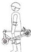 Infiniton CityJam Pro - Folding and Carrying - 2