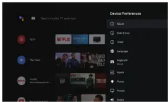 Search Producers TV and video App Store NETFLIX Play Next COLD BAND DEEY Netflix Play Next TOMATO TV & TV Video & Video Timer Language Keyboard Music Inputs Planes Pictures Sound