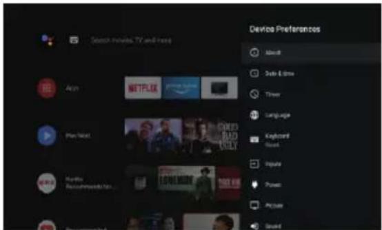 Search Available TV and Image Device Preferences Idisoft Audio & Time Timer Language Keyboard Sound Playoff Power Picture Sound