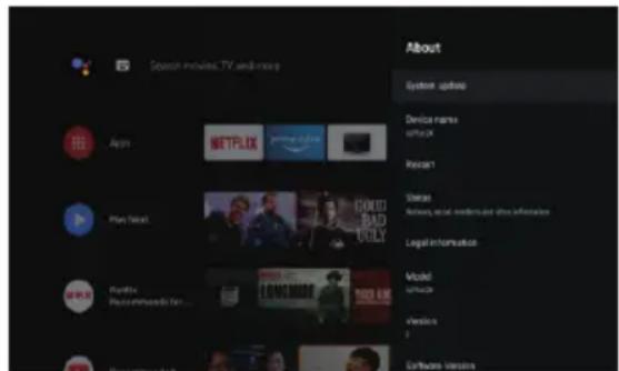 Season includes, TV, and more About System updates Device name NATLCK Recover1 Starters Action, social media, other information Legal information Mode1 NATLCK Version 0 Carbohydrates Version
