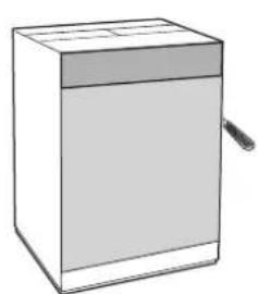 BLAUPUNKT 5WT6X00GB - Mounting the wooden panel onto the door and inserting the machine into cabinets: - 1