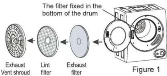 Esatto VDE45W - Removing the filters - 1