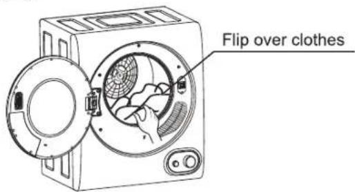 Flip over clothes