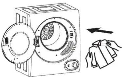 Esatto VDE45W - Loading the dryer - 1