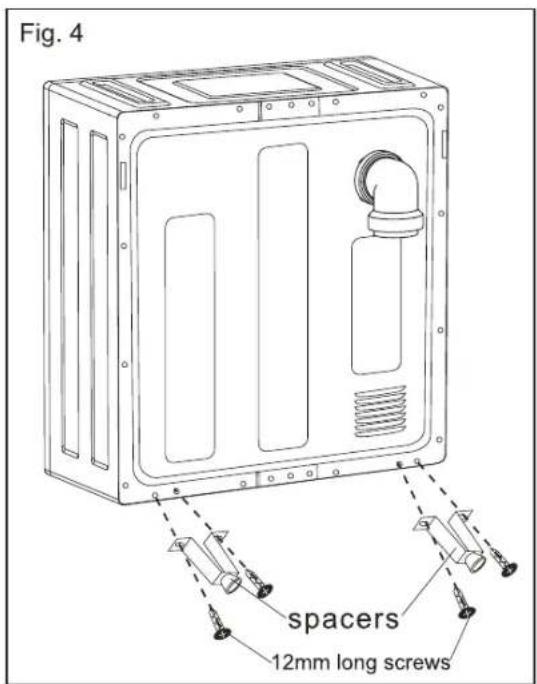 Fig. 4 spacers 12mm long screws