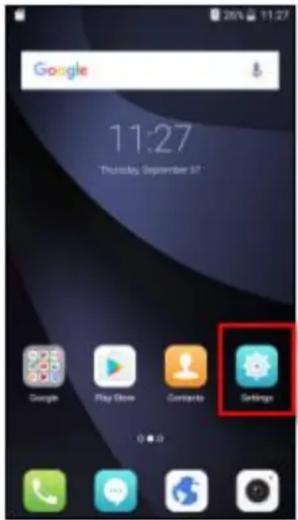 Google 11:27 Thursday, September 27 Google Play Store Contacts Settings