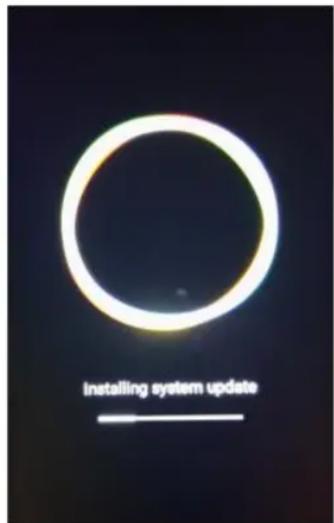 Installing system update