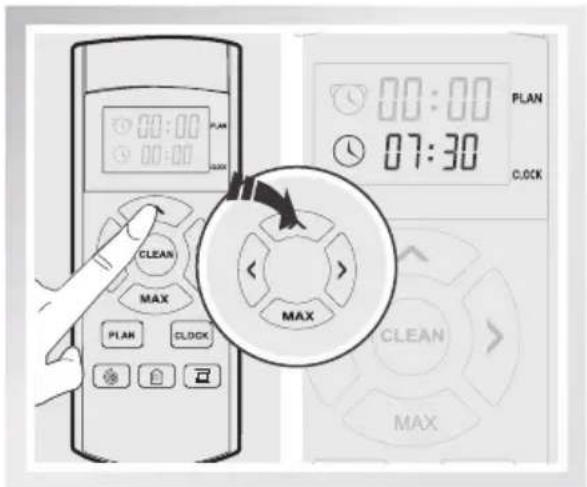 00:00 PLAN 07:30 PLAN CLOCK CLEAN MAX PLAN CLDK MAX CLEAN MAX