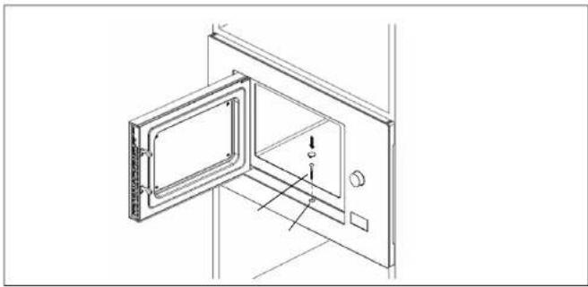 Caple CM123 - INSTALL THE MICROWAVE OVEN: - 2