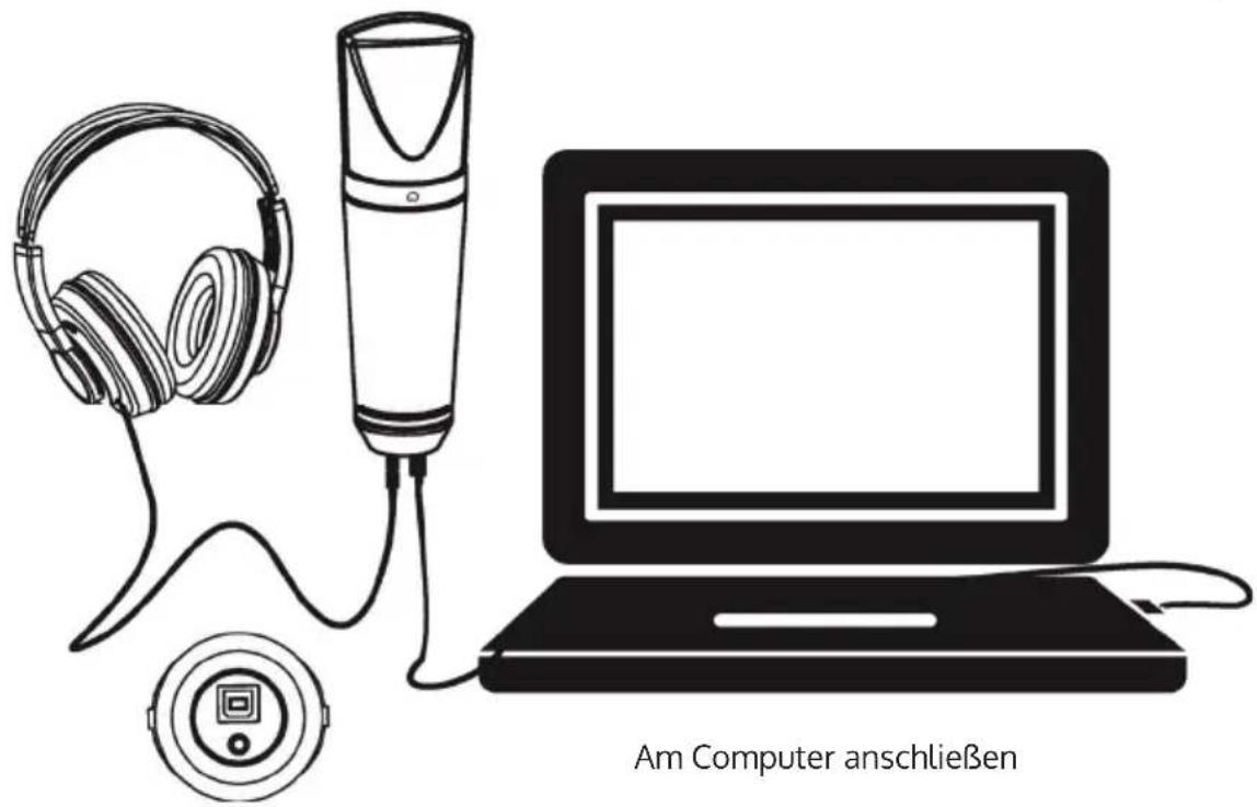 Am Computer anschließen
