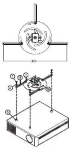 ACER P6605 - Ceiling Mount Installation - 5
