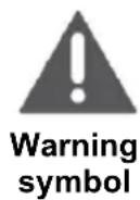 Vivax WDF-1408D615BS - Meaning of safety warning symbols - 1